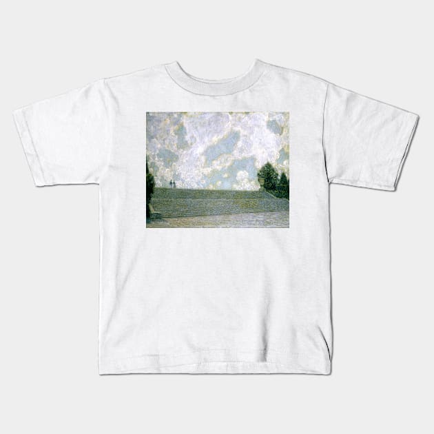 Steps of the Palace at Versailles by Henri Le Sidaner Kids T-Shirt by Classic Art Stall